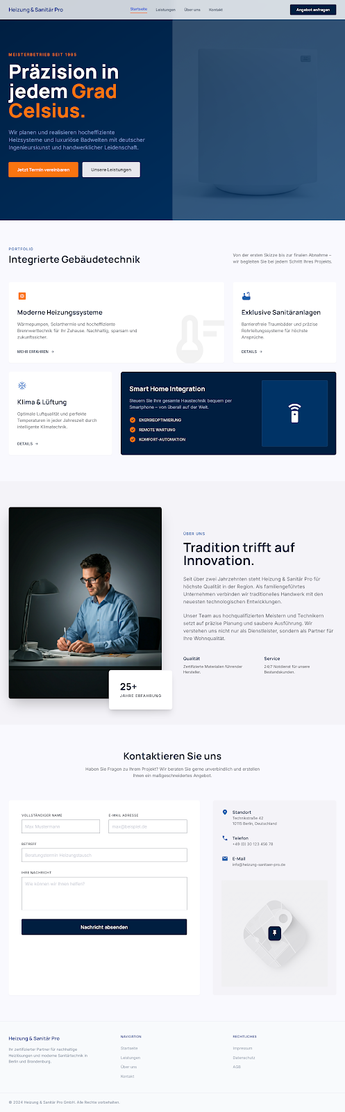 Design-Inspiration: Sanitärinstallateur