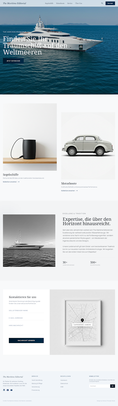 Design-Inspiration: Yacht Handel